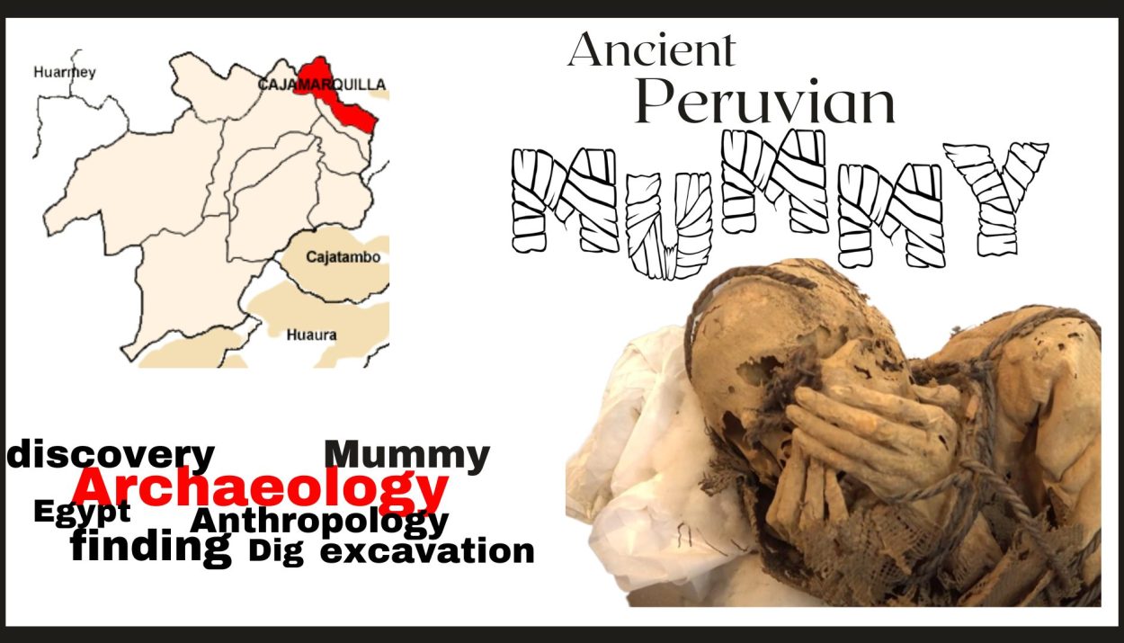 Mummy with hands covering its face