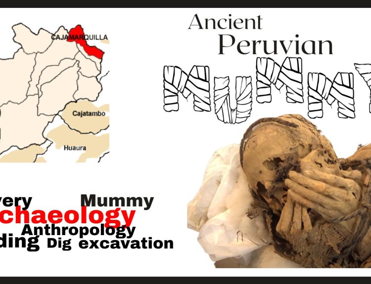 Mummy with hands covering its face
