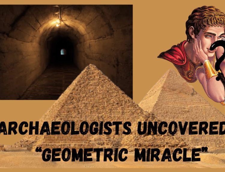 Archaeologists uncovered Tunnel - a “Geometric miracle”