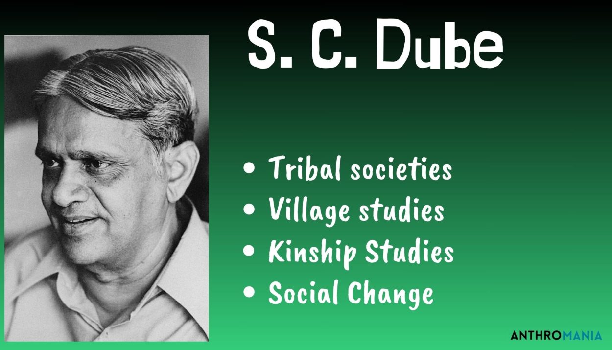 S. C. Dube's Contributions