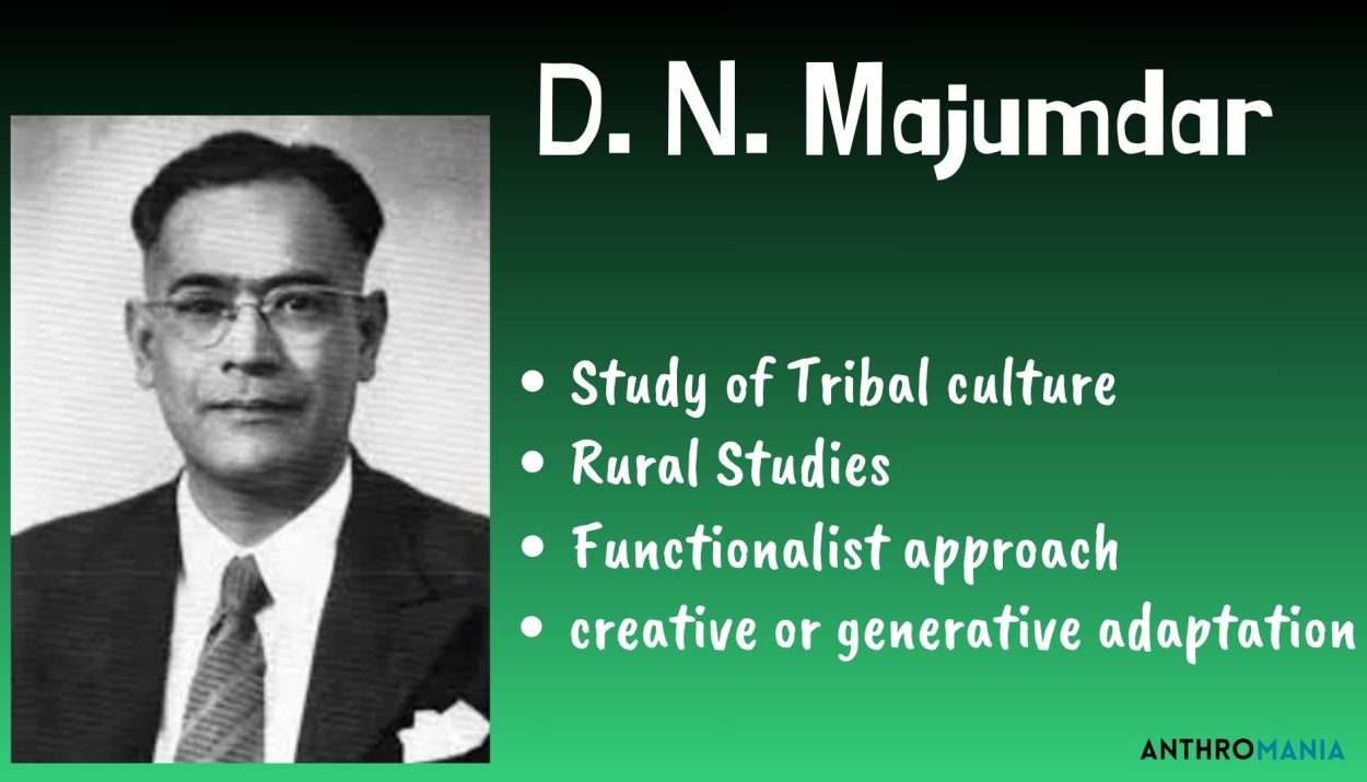 D. N. Majumdar’s Contributions